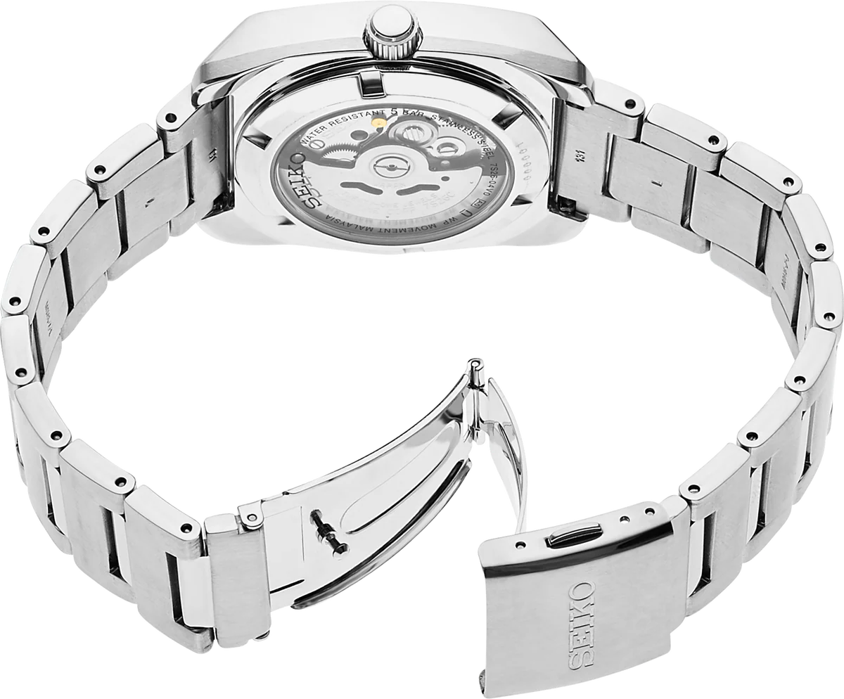Seiko Recraft Automatic Watch Blue Dial 43.5mm Stainless Steel – SNKP23