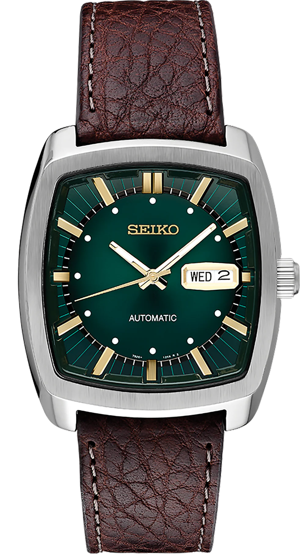 Seiko Recraft Automatic Watch Green Dial 43.5mm Stainless Steel – SNKP27
