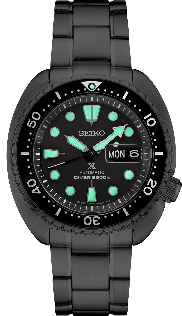 Seiko 5 Sports 'Night Vision' Black Series Automatic Watch - SRPK43