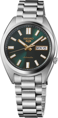 Seiko 5 Sports SNXS Automatic Watch Green Dial 37mm Stainless Steel – SRPL57